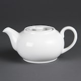 thumbnail of Lot de 4 théières en porcelaine blanche 426 ml