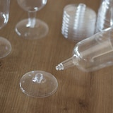 thumbnail of Verres à vin plastique transparent réutilisable 20 cL par 50