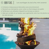 thumbnail of Mini Cevenol Corten Ciotola da fuoco tonda 42 Singola Ciotola