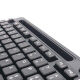 thumbnail of Tastiera Cablata Usb Con Filo Da Scrivania Supporto Smartphone Tablet Cellulare