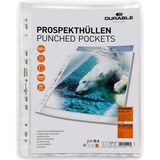 thumbnail of DURABLE Premium Prospekthüllen  DIN A4 Glasklar Transparent 80 Mikron PP (Polypropylen) Öffnung oben 11 Löcher 2676-19 100 Stück