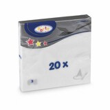 thumbnail of 200x Servietten 33 x 33 cm 1/4 Falz 3-lagig weiß