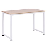 thumbnail of HOMCOM Mesa de Ordenador Escritorio para Hogar Oficina con Pies Ajustables Mobiliario Simple de Oficina 120x60x76cm Carga 100kg Marco Metal