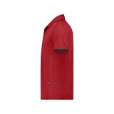 thumbnail of DASSY® Traxion Next Poloshirt, D-FX Flex, UV-Schutz UPF 50+, Mesheinsätze, 50% recyc. PES, Art. 710079 rot/schwarz 3XL