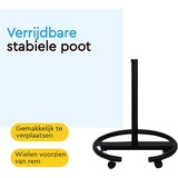 thumbnail of BRASQ Flipover Verrijdbaar - 70x100 cm - Verstelbaar Whiteboard - Incl. 25 vellen papier en access. - Uitschuifbare Armen - met Haken - Zwart