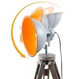 thumbnail of Gasoline - Lampadaire Trépied Factory_trep_proje - Bois & Métal - Tête Pivotante 360° - Design Industriel