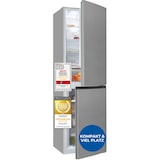 thumbnail of Exquisit Kühl-Gefrierkombination, Kühlschrank mit Gefrierfach, 247 Liter, No-Frost, 4-Sterne-Gefrierfach, KGC5250-85-NF-040D inoxlook