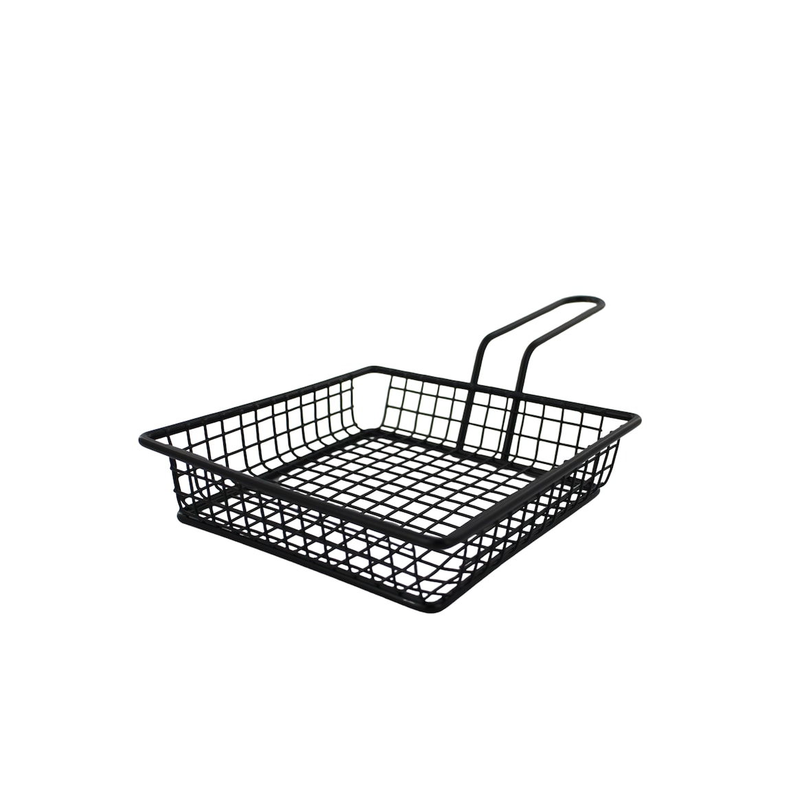 METRO PROFESSIONAL Servierkorb, Eisen, 15 x 24.5 x 7 cm, stapelbar, schwarz