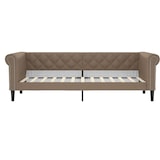 thumbnail of vidaXL Tagesbett Cappuccino-Braun 100x200 cm Kunstleder