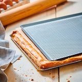 thumbnail of Lote de 4 Bandeja Perforada para Horno de Pastelería, Aluminio, 60x40 cm, para Panadería y Repostería