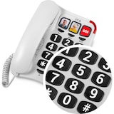 thumbnail of SPC Comfort Numbers 2 - Festnetztelefone für Senioren mit großen Tasten, hoher Lautstärke und Hörgerätekompatibilität