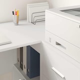 thumbnail of vidaXL Schreibtisch mit Regal Weiß 102 x 50 x 75 cm Holzwerkstoff