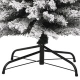 thumbnail of vidaXL Künstlicher Weihnachtsbaum Schlank mit Schnee Grün 240 cm PVC