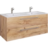 thumbnail of VCM Badmöbel Waschtisch Budasi Honig-Eiche H. 51 x B. 112 x T. 46 cm