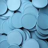 thumbnail of CombiCraft Wertmarken Chips oder Pfandmarken Ø29mm Recycelter Kunststoff Pastellblau  - pro 100 Stück