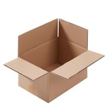 thumbnail of 500 x Faltkartons (330 x 240 x 160 mm) stabil 1-wellig Versandkarton Päckchen DHL Hermes Schachtel Box Paket braun BB-Verpackungen