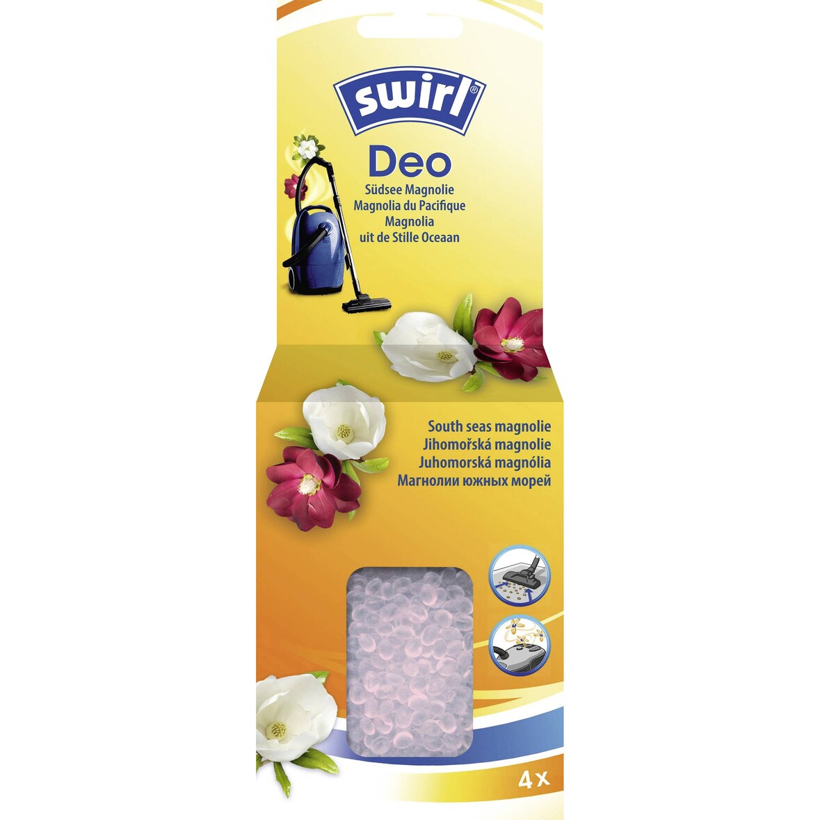 Swirl Deo Perlen Südsee-Magnolie 18620.4 Staubsauger-Lufterfrischer