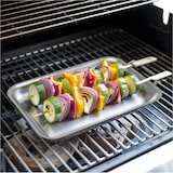 thumbnail of 2er Set Edelstahl Grillpfannen ideal für Gemüse Fleisch Fisch Grillgut