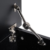 thumbnail of Baúl de almacenamiento de madera arcón de almacenamiento con tapa carga máx. 120 kg para dormitorio salón 100x40x40 cm negro