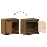 thumbnail of vidaXL Nachtschränke 2 Stk. Honigbraun 40x30,5x40 cm Massivholz Kiefer