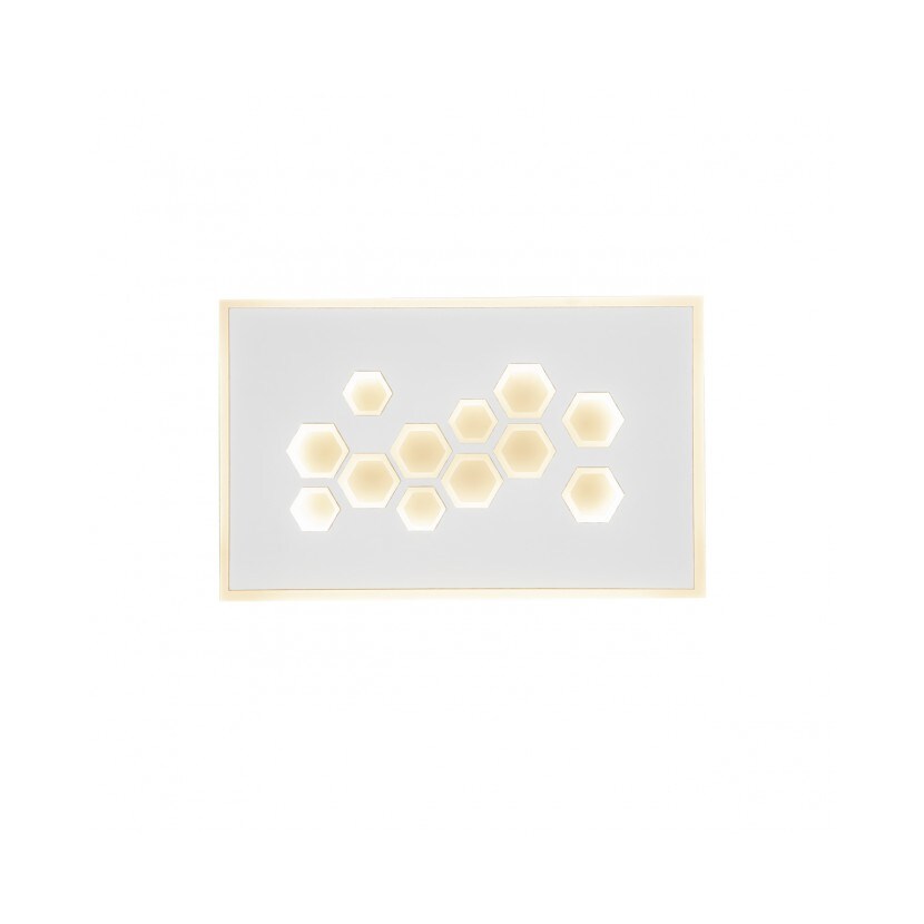 Lámpara / Aplique de pared de la Colección Dembe en blanco. LED 20W 1900LM 3000K