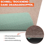 thumbnail of Rasenteppich 200 x 900 cm Beige mit Noppen Kunstrasen Teppich Balkon Terrasse Outdoor