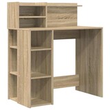 thumbnail of vidaXL Schreibtisch Sonoma-Eiche 90 x 48 x 101,5 cm Holzwerkstoff