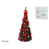 thumbnail of Árbol Navidad con 4 cintas 81x210 cm