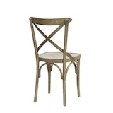 thumbnail of METRO PROFESSIONAL Restaurantstoel Cross set van 2, beukenhout, vintage bruin