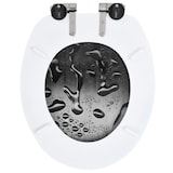 thumbnail of Helloshop26 - Set aus zwei WC-Sitzen WC-Becken-Sitz Badezimmer Zuhause Innenbereich MDF Deckel mit Absenkautomatik Tropfkante 02_0002969