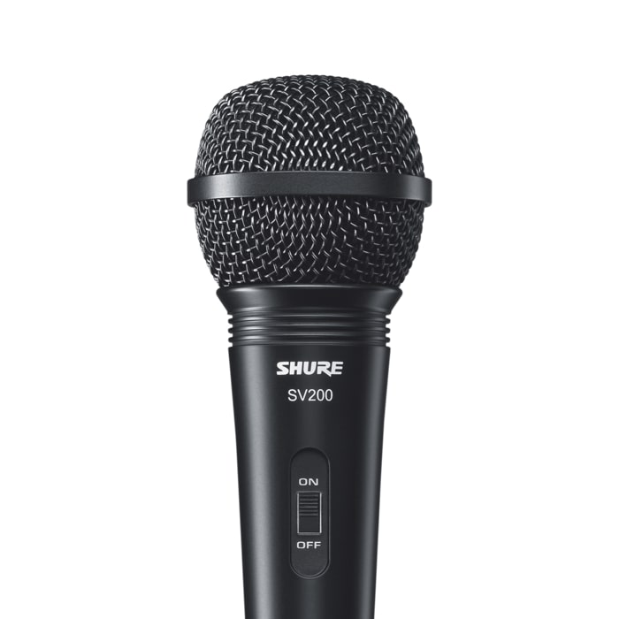 Shure SV200 Micrófono negro para karaoke