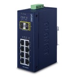 thumbnail of PLANET Industrial 8 100/1000X SFP+ 2-Port 10/100/1000T,Managed Switch, -40~75 degrees C