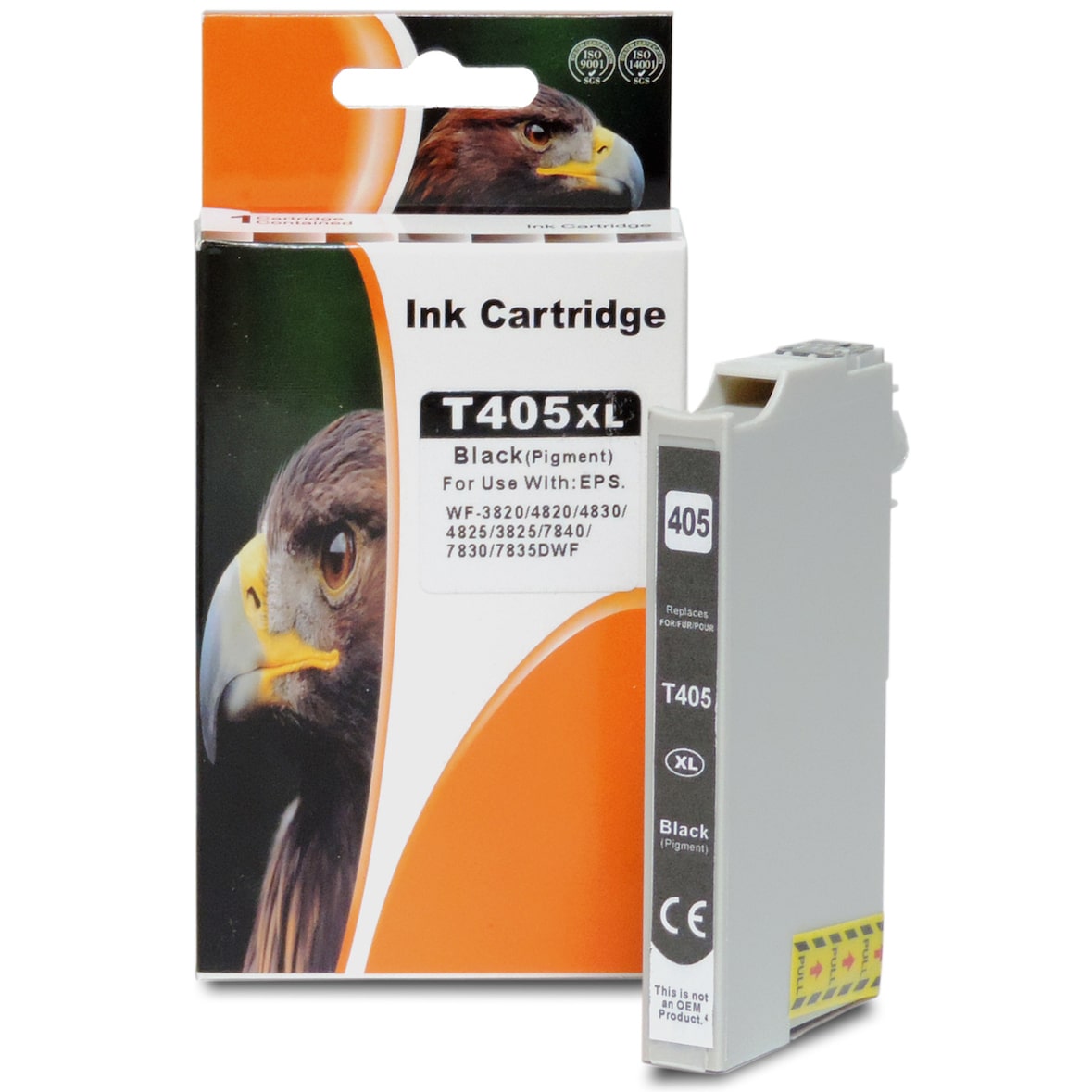 Kompatibel Epson 405XL, T05H1, C13T05H14010 BK Schwarz Black Druckerpatrone für 1100 Seiten von D&C