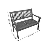 thumbnail of Gartenbank Akazie 110 cm 2-Sitzer Sitzbank CORUNA
