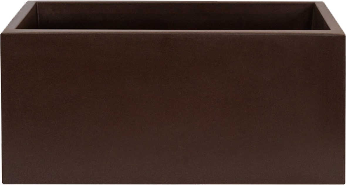 WellHome - Pflanzkasten „Rodr-i Collection“ 80x40cm Bronzefarbe