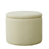 thumbnail of SVITA AMBER Opbergbox met deksel, poef met opbergruimte, beige