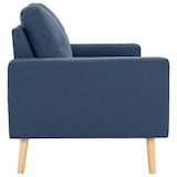 thumbnail of vidaXL 2-Sitzer-Sofa Blau Stoff
