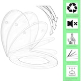 thumbnail of Helloshop26 - Abattants WC siège de toilette haut de gamme avec abaissement automatique plastique fast fix soft close 19_0000718