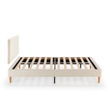 thumbnail of Base tapizada + cabecero Niebla 150x190 cm Beige