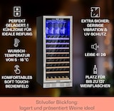 thumbnail of Klarstein Vinovilla Grande 127 Built-in Uno Weinkühlschrank 320 Ltr 127 Fl. LED Edelstahl