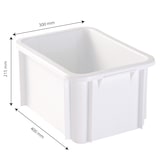 thumbnail of GILAC Bac renforcé 400 x 300 - 15 L - Blanc G119621