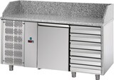thumbnail of Tecnodom Pizzatheke 2 Türen Prof. 80 Motorblock SX 6 neutrale Schubladen und Granitplatte
