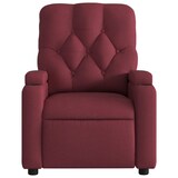 thumbnail of vidaXL Massagesessel Weinrot Stoff