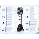 thumbnail of O'FRESH Ventilador Nebulizador Exterior - Terraço Alto Desempenho - Preto - 180 cm - 180W - Autonomia 10h - Reciclagem de Água