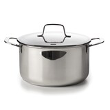 thumbnail of Faitout avec son couvercle Maestro 24 cm en inox -  511.00 cl Argent / Métallique Rond Acier Inoxydable (inox  Beka 26.00x26.00 cm
