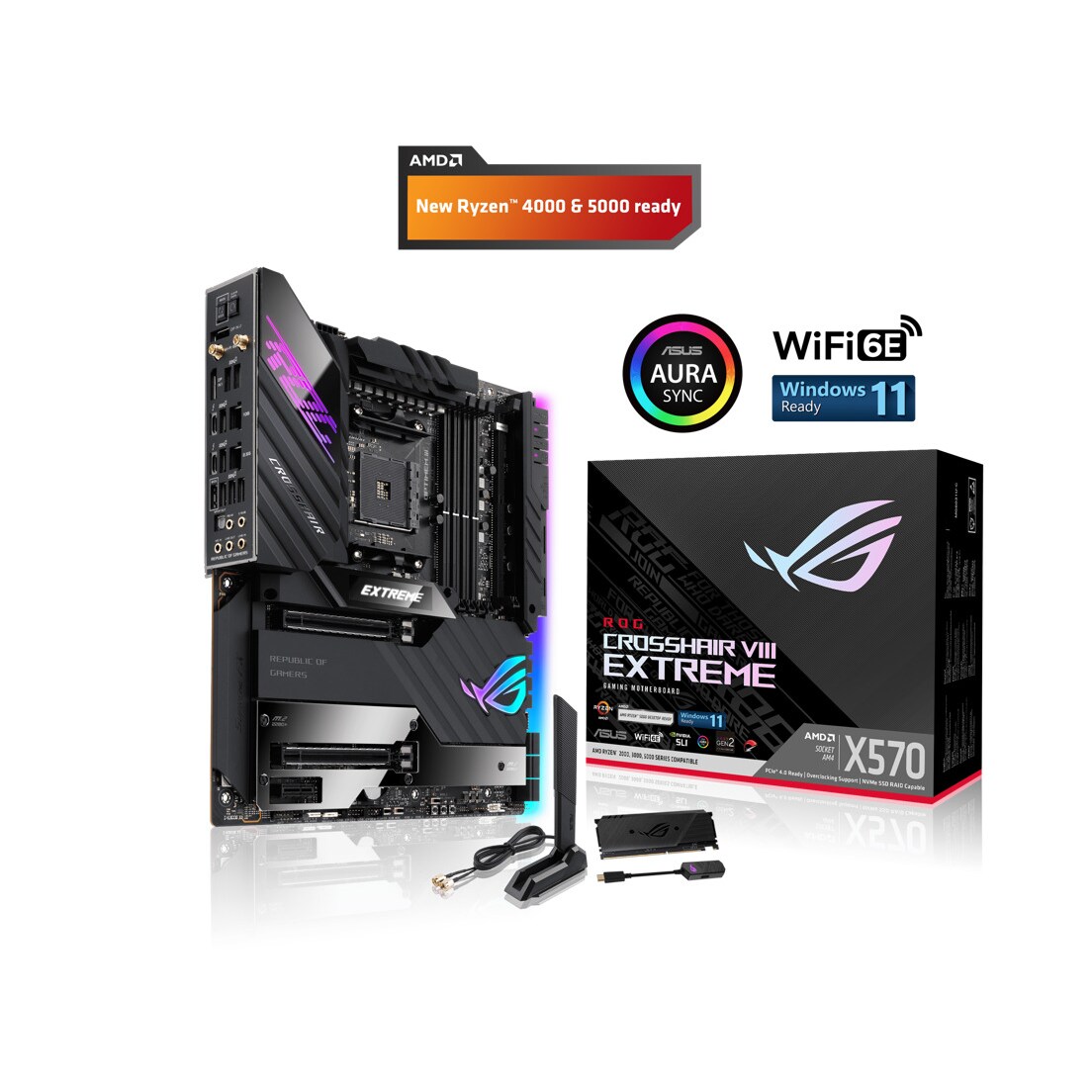 ASUS ROG CROSSHAIR VIII EXTREME AMD X570 Gaming-Mainboard