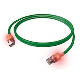 thumbnail of EasyLan DualBoot LED Patchkabel RJ45 S/FTP Cat.6A (Class EA), mit saCon Stecker, LSOH, grün, 7,5 m