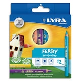 thumbnail of Lot de 5 Etui de 12 crayons de couleur triangulaire Ferby Lacquered, couleurs assorties