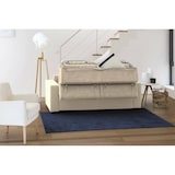 thumbnail of Dmora Divano Letto Alberta, Divano ad angolo, 100% Made in Italy, Sofà con apertura girevole, con Penisola contenitore Destra, Cm 280x95h85, Beige