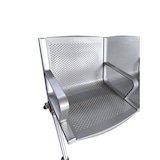 thumbnail of Banc en métal pour salle d’attente, sièges de bureau, bancs en acier pour le studio professionnel et salle d’attente 3 places